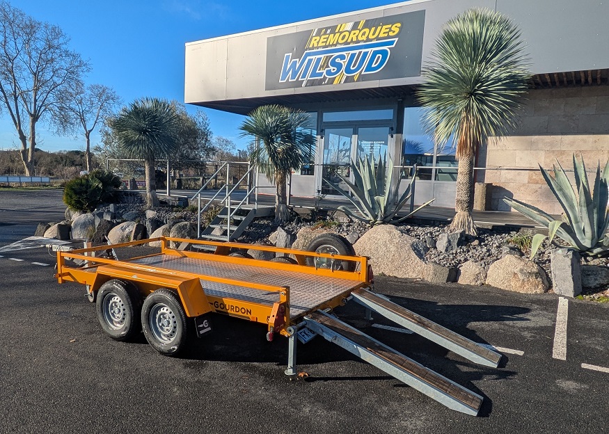 remorque porte engin